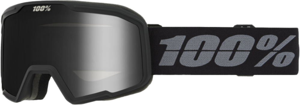 100% Valnor Goggle Base Black - Dark Smoke Lens