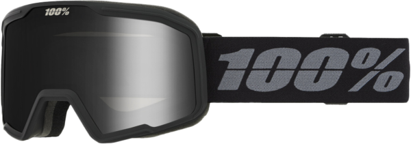 100% Valnor Goggle Base Black - Dark Smoke Lens