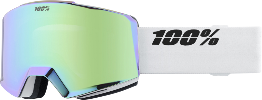 100% NORG HiPER Goggle White/Green