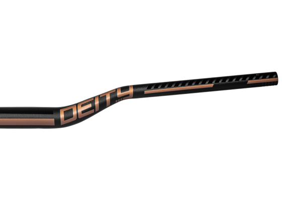 Deity Racepoint Lenker, 810 mm, 38 mm Rise, 35 mm Lenkerklemmung. Black / Bronze.