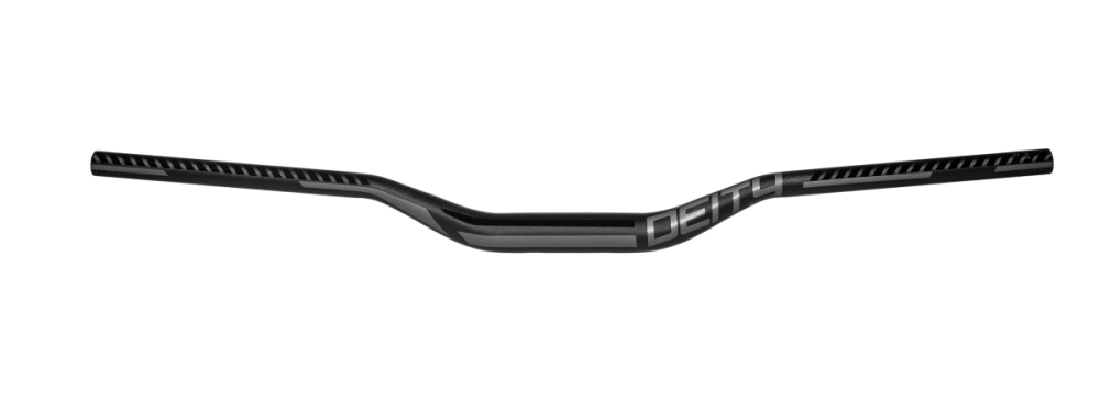Deity Racepoint Lenker, 810 mm, 38 mm Rise, 35 mm Lenkerklemmung. Black / Stealth.