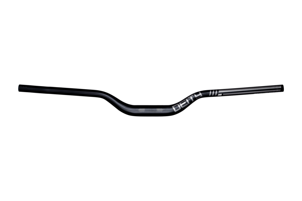 Deity Highside Lenker, 800 mm, 50 mm Rise, 35 mm Lenkerklemmung. Black / Stealth.
