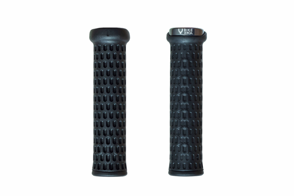 BikeYoke Grippy Lock-on Grip. Black.