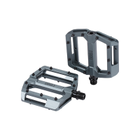 BBB Flatpedal Enigma Alu grau/matt 100x95mm, 399g