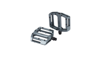 BBB Flatpedal Enigma Alu grau/matt 100x95mm, 399g