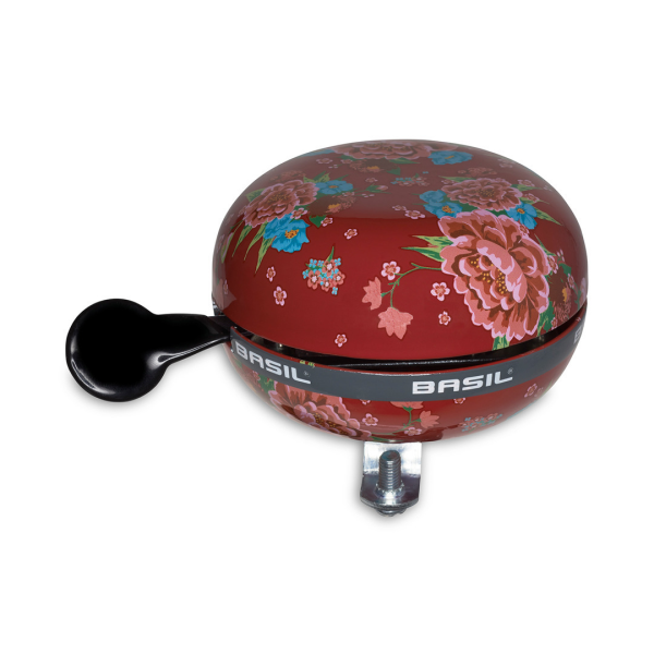 Basil Bloom Fahrradklingel Fahrradklingel, 80mm Ø, rot